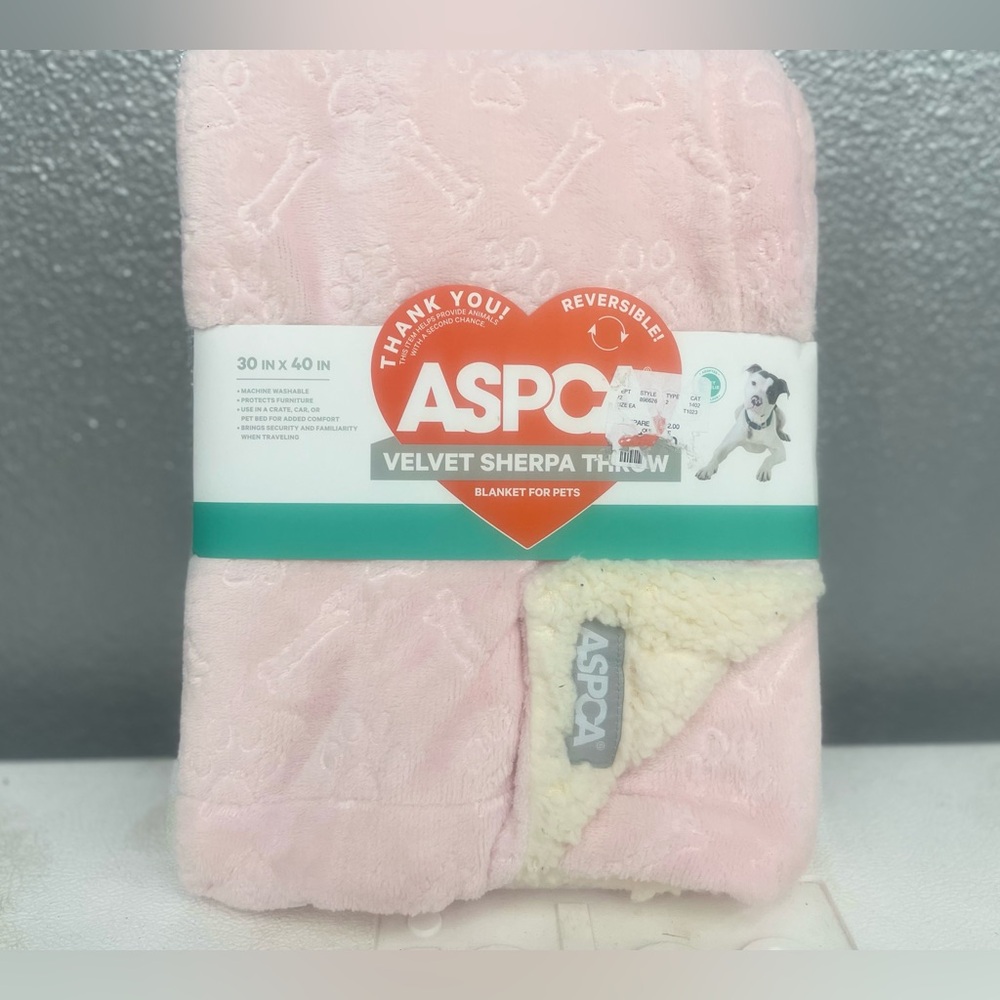 ASPCA Pink Puppy Blanket